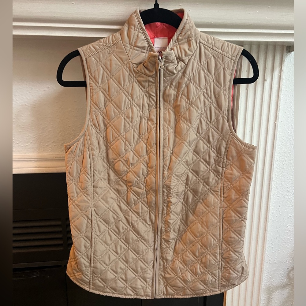 Quilted Tan Women's Vest